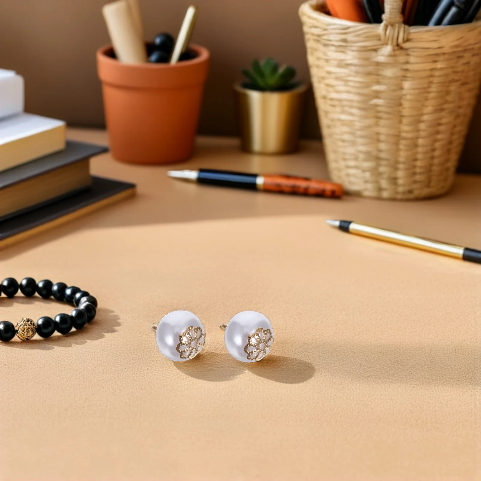 

30pcs Pearl Round Faux Pearl Metal Shank For Clothes Coats Suits Sweaters Wedding Crafting Diy Projects Sewing Craft