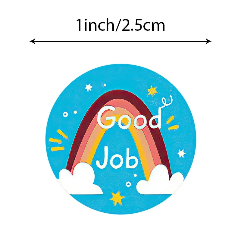 100-500Pcs Cute Cartoon Animals Reward Stickers for Kids School Teacher Supplies Kids Classic Toy Gift Sealing Decor Stationery image 2