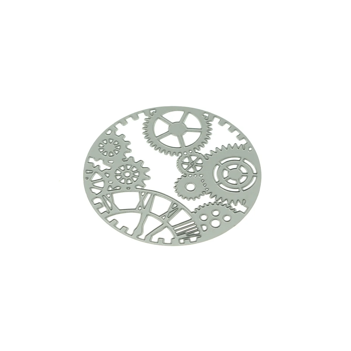 Steampunk Gears Pattern Card Cover Cutting Dies Scrapbooking Craft Paper Art Work Cutter Mold For Envelope Card Background