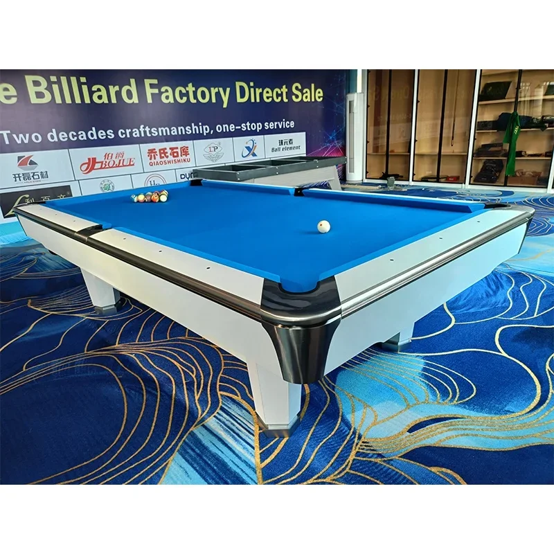 Factory China Factory Direct Price 7FT 8FT 9FT Indoor Entertainment Sport Auto Ball Return Billiard Table America Snooker Table