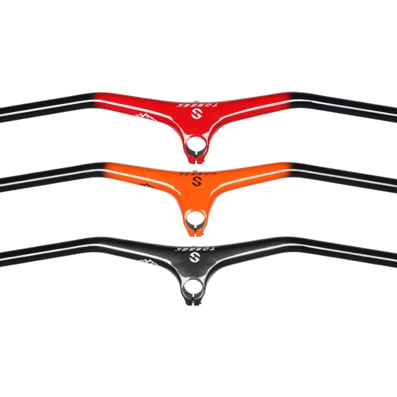 

TOSEEK TSL180 High-intensity High-end Full Carbon Integrated Handlebar Carbon Fibre Handlebar Mountain Bicycle Handlebar