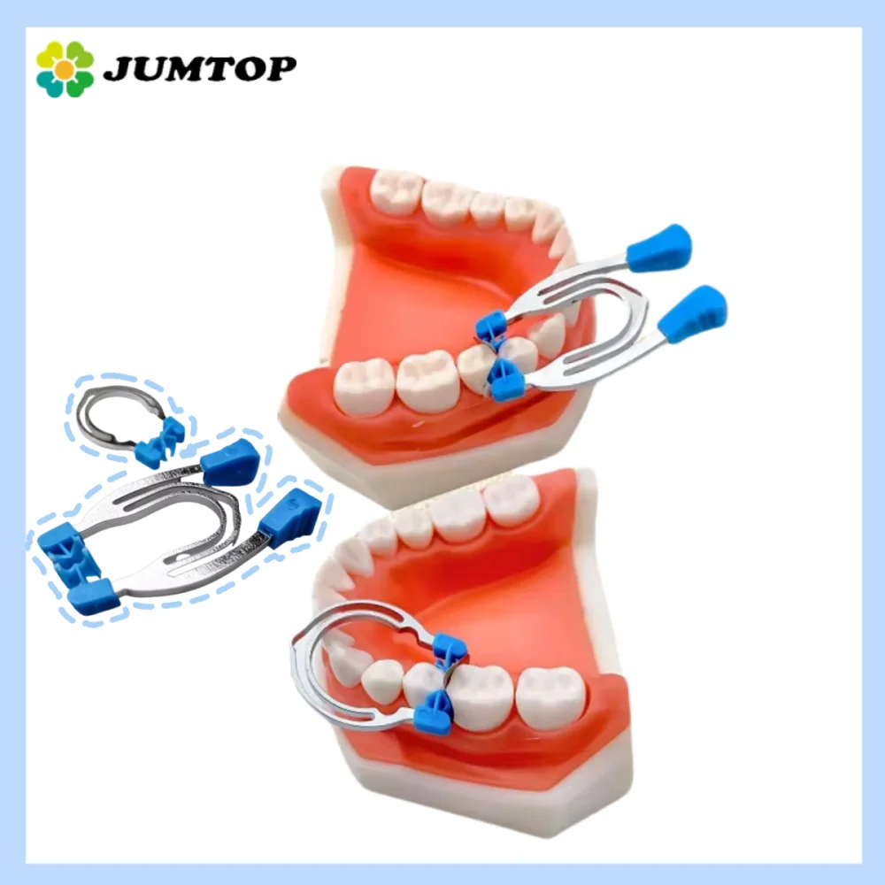 Dental Matrix System Kit - Sectional Contoured Matrices with Metal Spring Clips, Wedges & Clamps for Dental Restoration