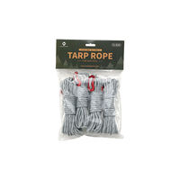 4 Pack 4mm Guy Lines Tarp Rope Ultralight Tent Cords Outdoor Camping Accessories Guylines Camping Tent Cord Rope for Tent Tar