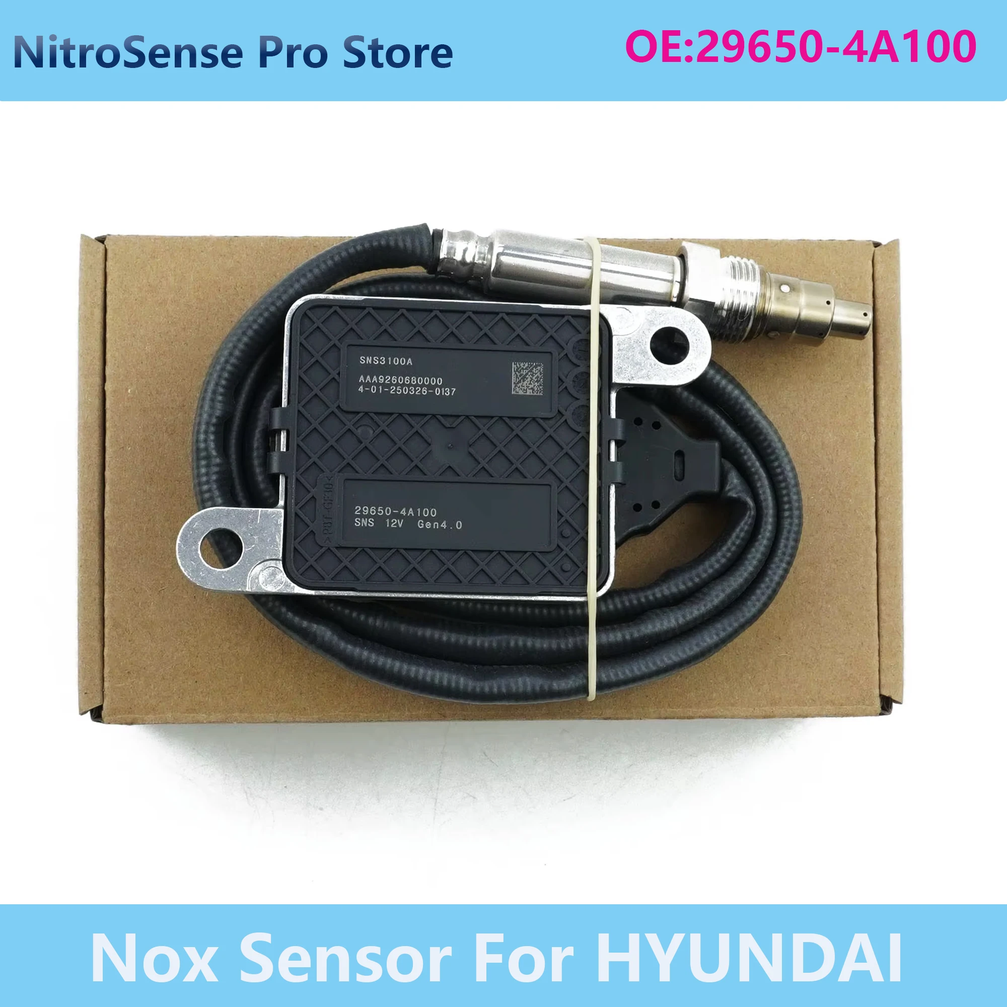 

Датчик оксида азота (NOx) 29650-4A100 SNS3100A AAA2060270000 для Hyundai Porter 2 H-100 Kia Bongo 3 2019 296504A100