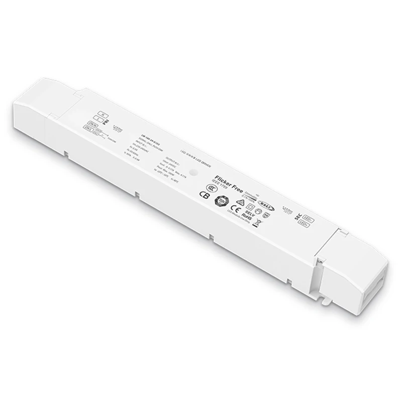 75W 100W 12V 24V Dali-2 CV Constant Voltage Led Driver LTECH Dali Dimming Driver;AC 220-240V Input;Push Dim Lighting Transformer