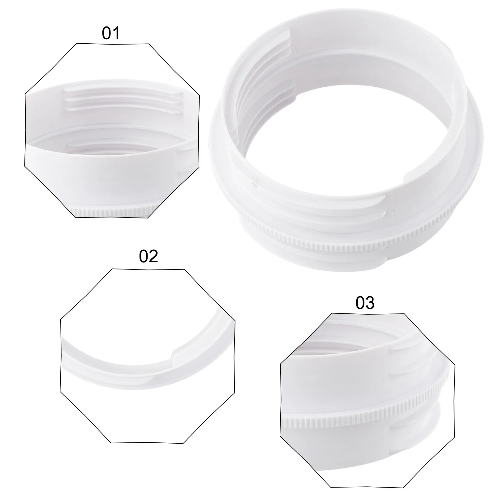 Mobile Air Conditioner Exhaust Hose Connector 13/15CM Universal Hose Reducer Heating, Cooling And Ventilation System Components