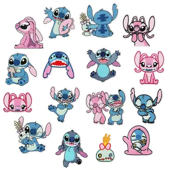 16 片裝動畫史迪奇可愛迪士尼外星狗熨燙刺繡貼片,適用於縫製兒童服裝、牛仔褲、DIY 服裝、外套、帽子貼花 10 最佳銷售 外星人補丁 - №7