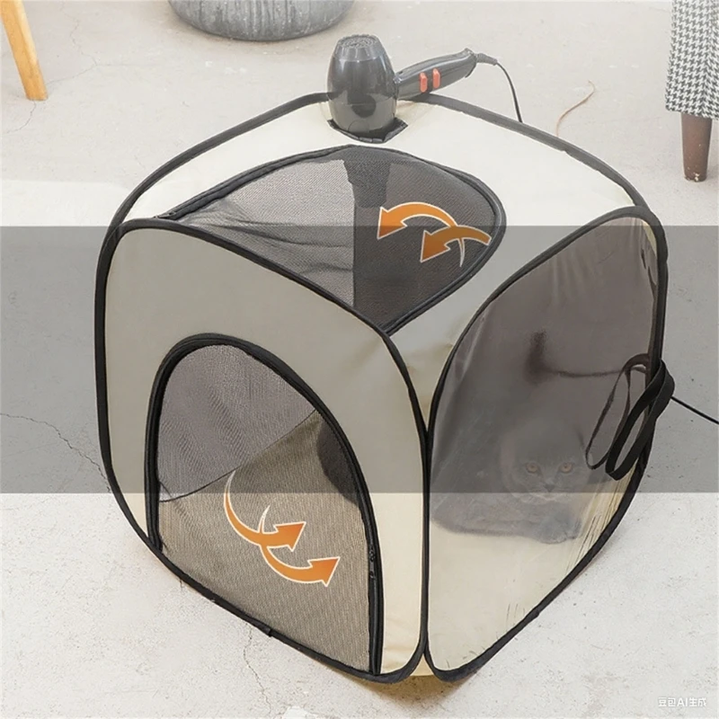 L74D Dense Pliable Pet Dryer Tent Fast Drying Execution Permanent University Fabric Home Use