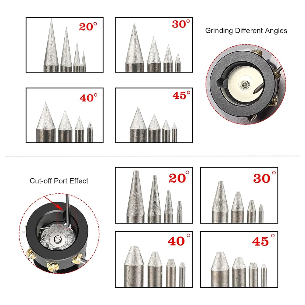 Electric Grinder With Tungsten Electrode Sharpener Grinder Head TIG Rotary Tool Mini Electric Drill Set for Crafting DIY Project