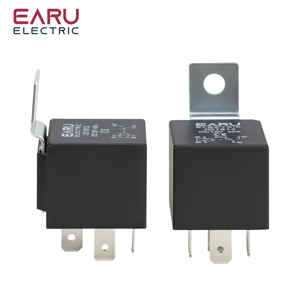4 5 Pin 4P 5P 40A Waterproof Car Relay Long Life Automotive Relays Normally Open DC 12V/24V Relay For Head Light Air Conditioner