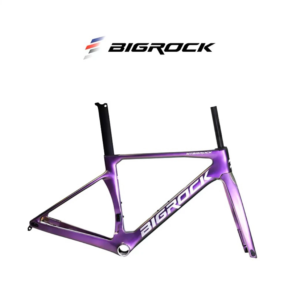 BigRock New Wind Breaking Frame Pneumatic Frame Carbon Fiber Disc Brake Road Bicycle Frame