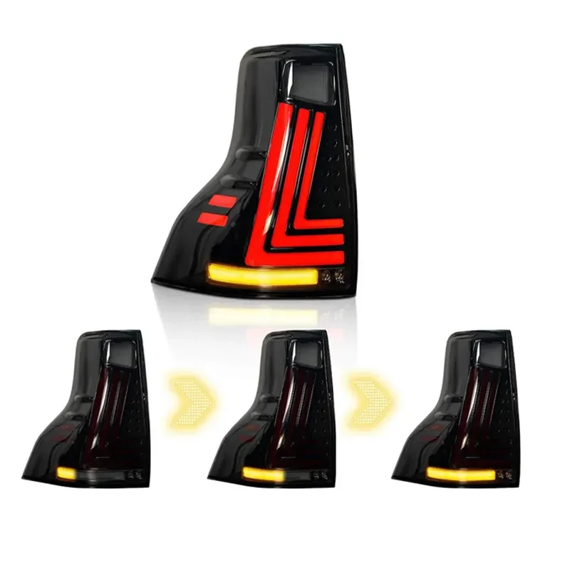 

DK Motion LED Tail Lights For Toyota Car Tail Lamp For Land Cruiser Prado 2013-2017 2018-UP Rear Lamp Assembly