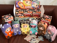 New Hot selling WA KU KU furry trendy party series Wokuku figurines blind box pendants  plush dolls birthday Gifts Dolls