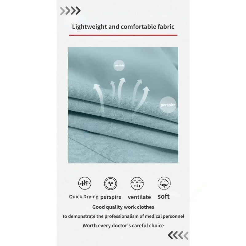 NowośćWysokiej jakości zestawy peelingów dla kobiet Akcesoria pielęgniarskie Mundur medyczny Slim Fit Szpital Stomatologiczny Odzież robocza chirurgiczna