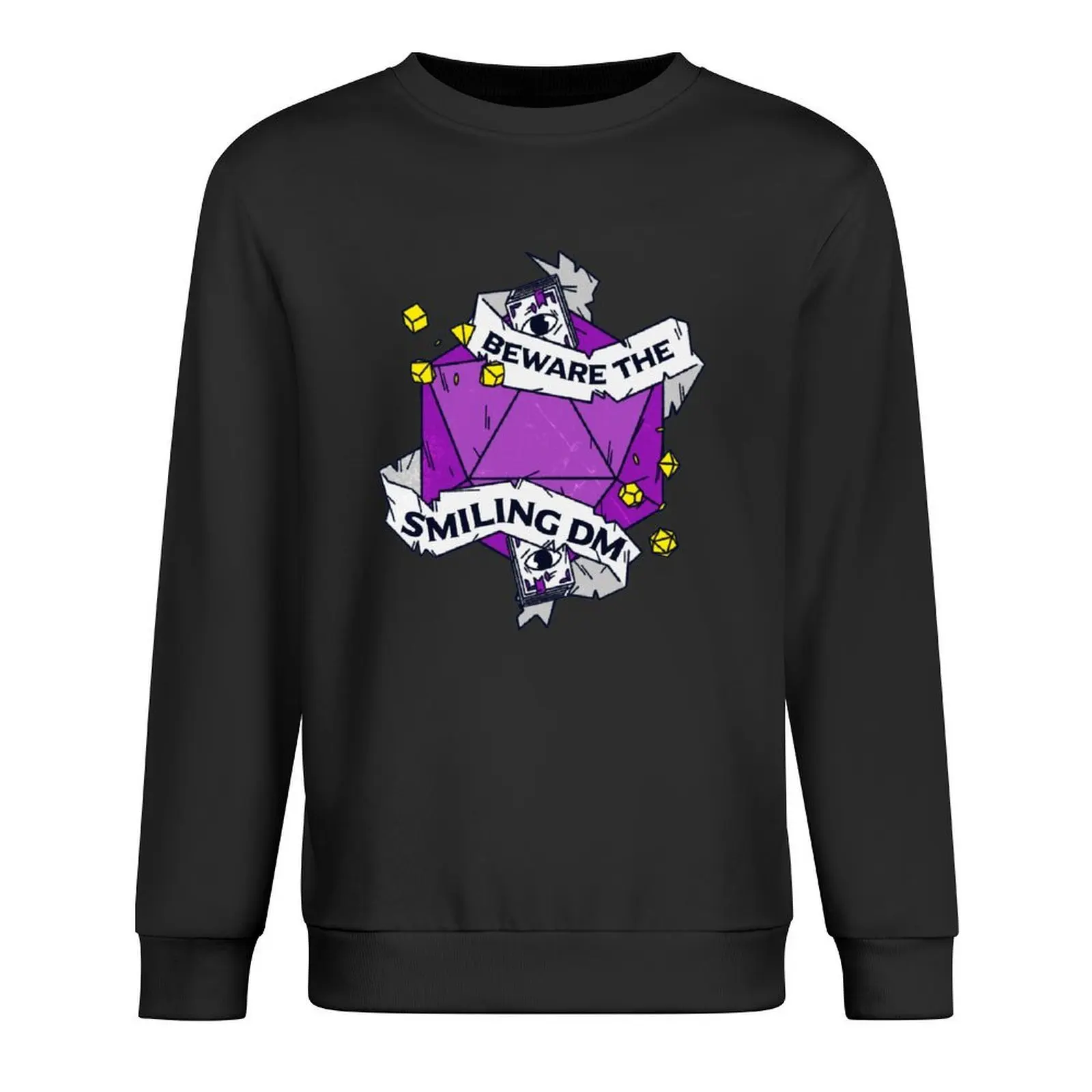 

Tabletop RPG Dungeon Master - Beware The Smiling DM Pullover men clothes men wear korean style clothes oversize sweatshirts