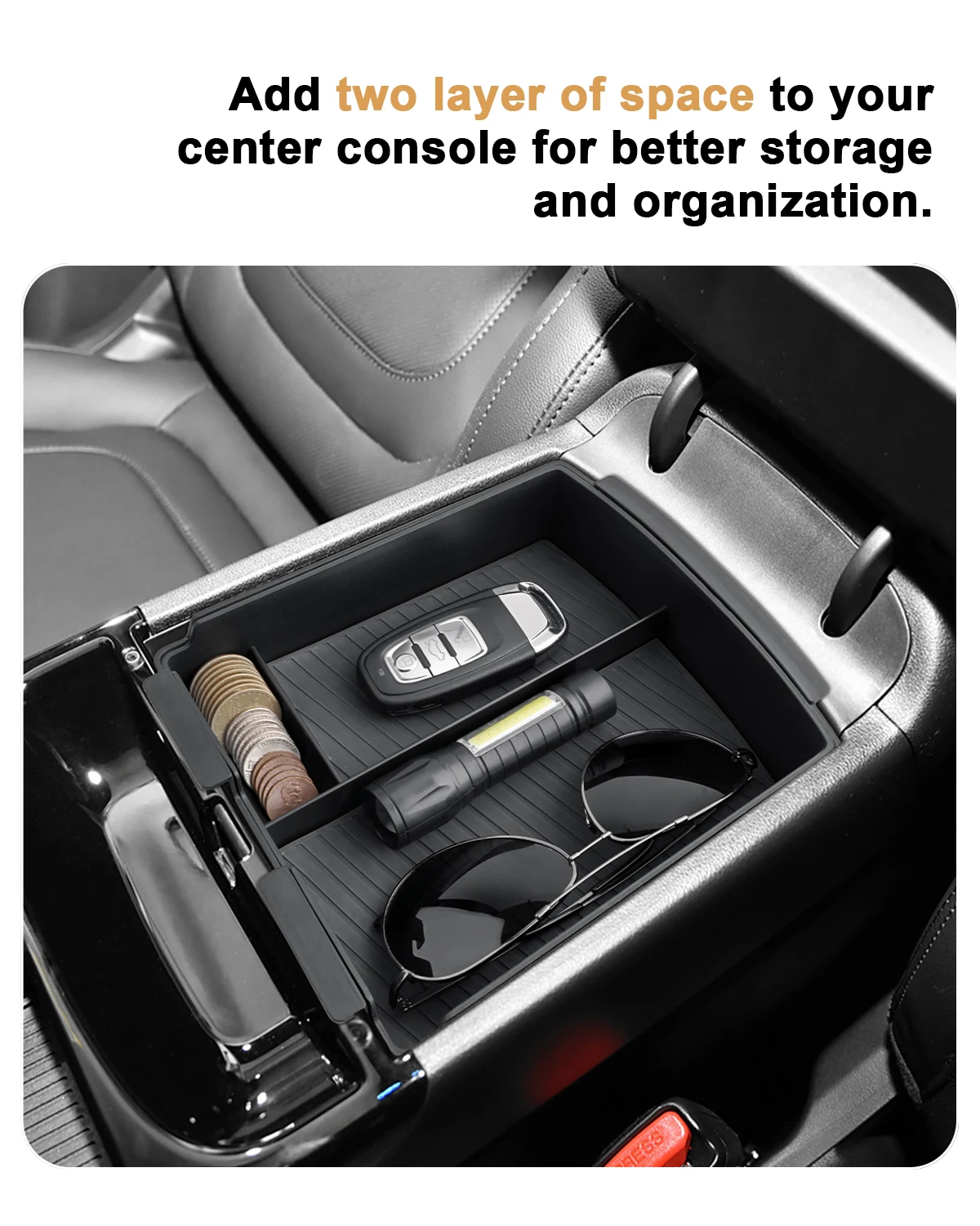 LFOTPP Car Central Storage Box für Hyundai Tucson NX4 Limited 2025 2026 Electronic Transmission Armrest Storage Box Auto Hyundai Tucson 2025 Zubehör – Detail 3