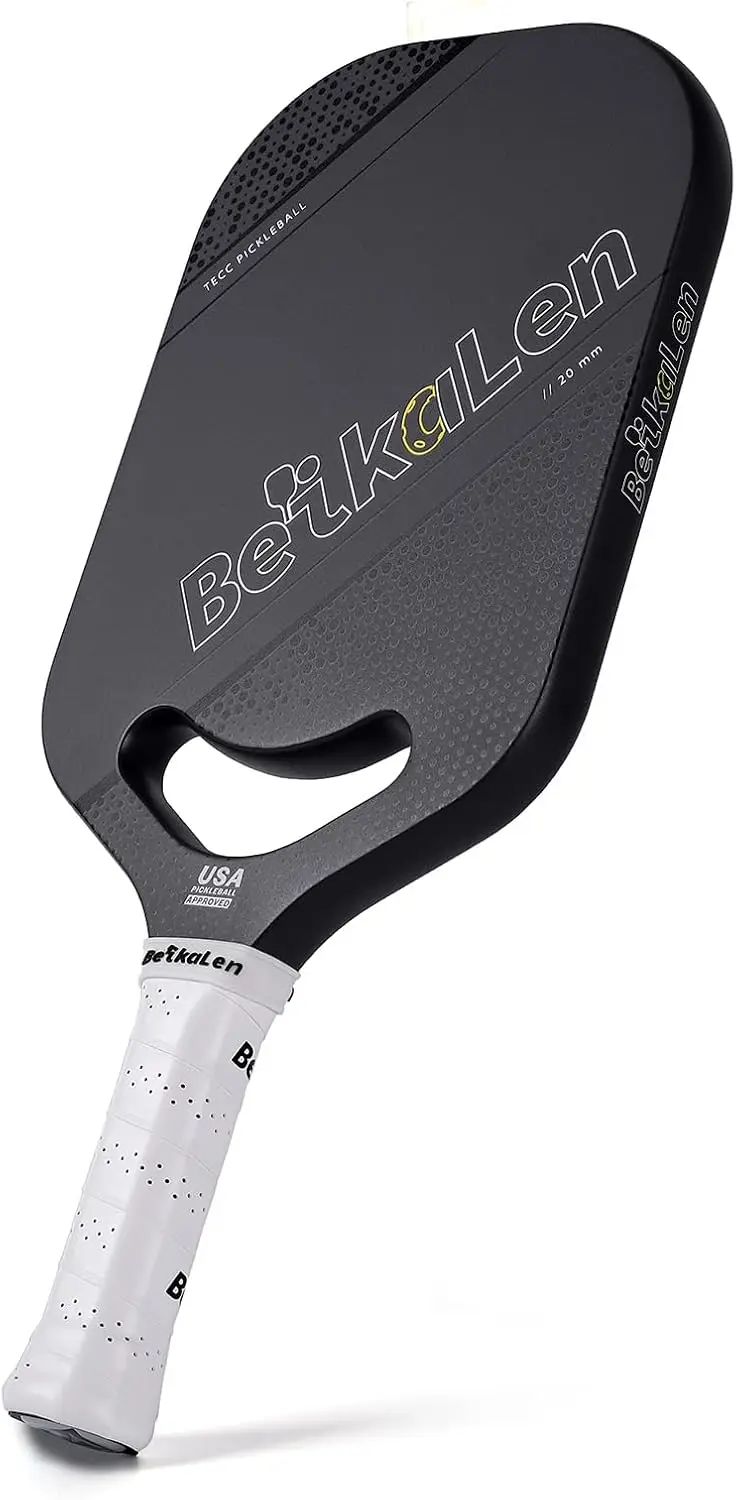 

Fiber Pickleball Paddle | T700 Carbon Friction Surface Pickleball Paddle | 20mm Honeycomb Core | The Pickle Ball Paddle Designed