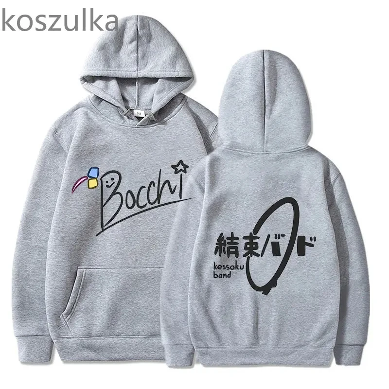 Hot Sale 2022 Bocchi The Rock Hoodies Unisex Black Hitori Gotou Hoodie Sweatshirt Winter Oversize Clothes Pullover Long Sleeve S