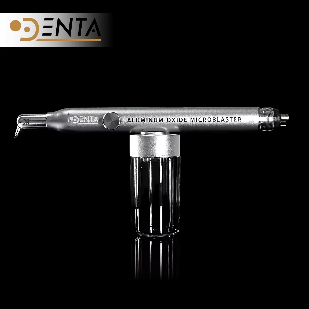 Dental Aluminum Oxide Microetcher - 2/4 Holes Sandblasting Gun for Teeth Whitening Surface Preparation Polisher