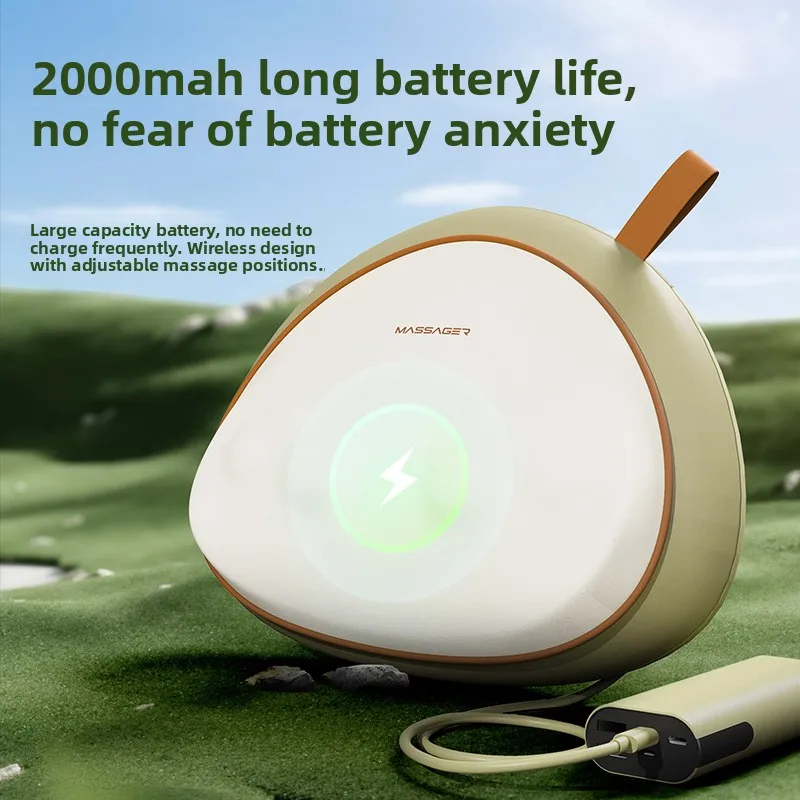 

Массажер для поясницы с клецками, бытовой массажер для талии и шеи, двойного назначения, плеч, шеи, спины, талии, горячий компресс, массажная подушка