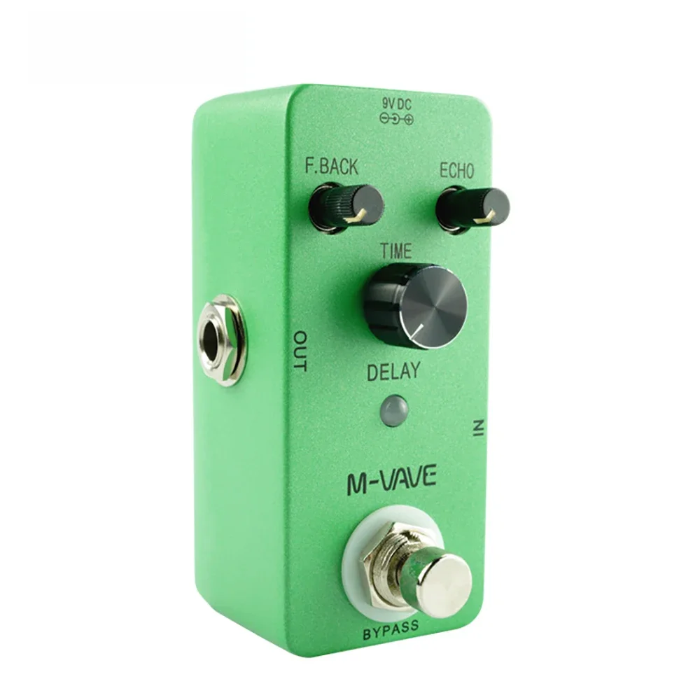 M-VAVE CLASS DELAY Pedal Digital Guitar Effect Pedal True Bypass Fully Metal Shell processor Guitar Accessories Cuvave CUBE BABY