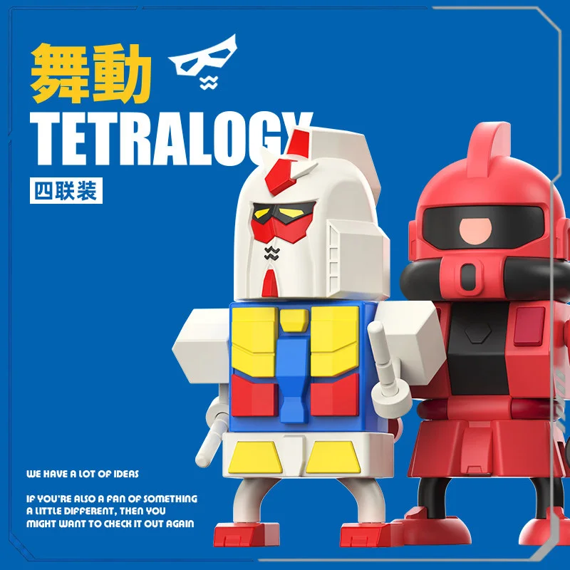 PZEU TETRALOGY ZAKU SAZABI V Clockwork movable Genuine Original Assembly model Finished Good Action Toy Figures Collection Gifts