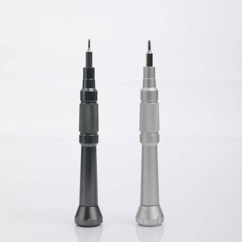 Mini Aluminum Alloy Screwdriver Handle Suitable for 4mm Hex Bayonet Bit Multifunctional mobile phone repair tool