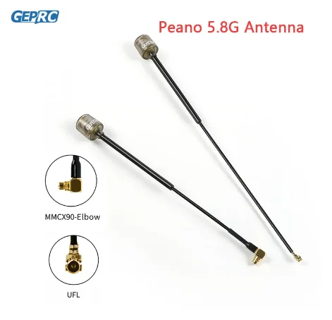 2PCS GEPRC Peano 5.8G Antenna Micro Lollipop RHCP MMCX UFL Antenna Image Transmission 50/110/145MM RC FPV Drone Racing Parts DIY