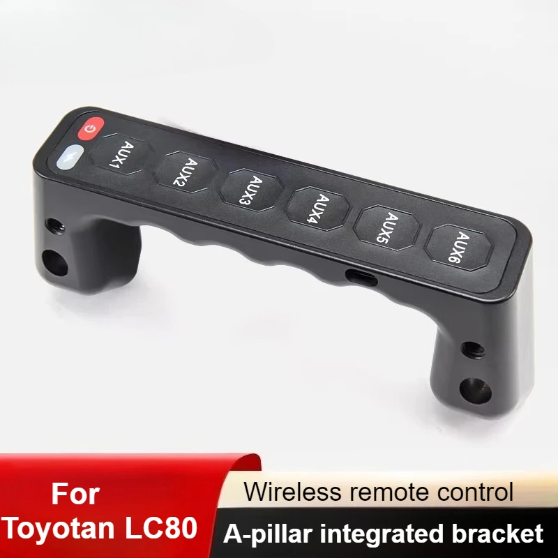 

For Toyota Land Cruiser LC80 6-Way Handle Switch Integrated Control Wireless Strobe High-Power Spotlight Accessories