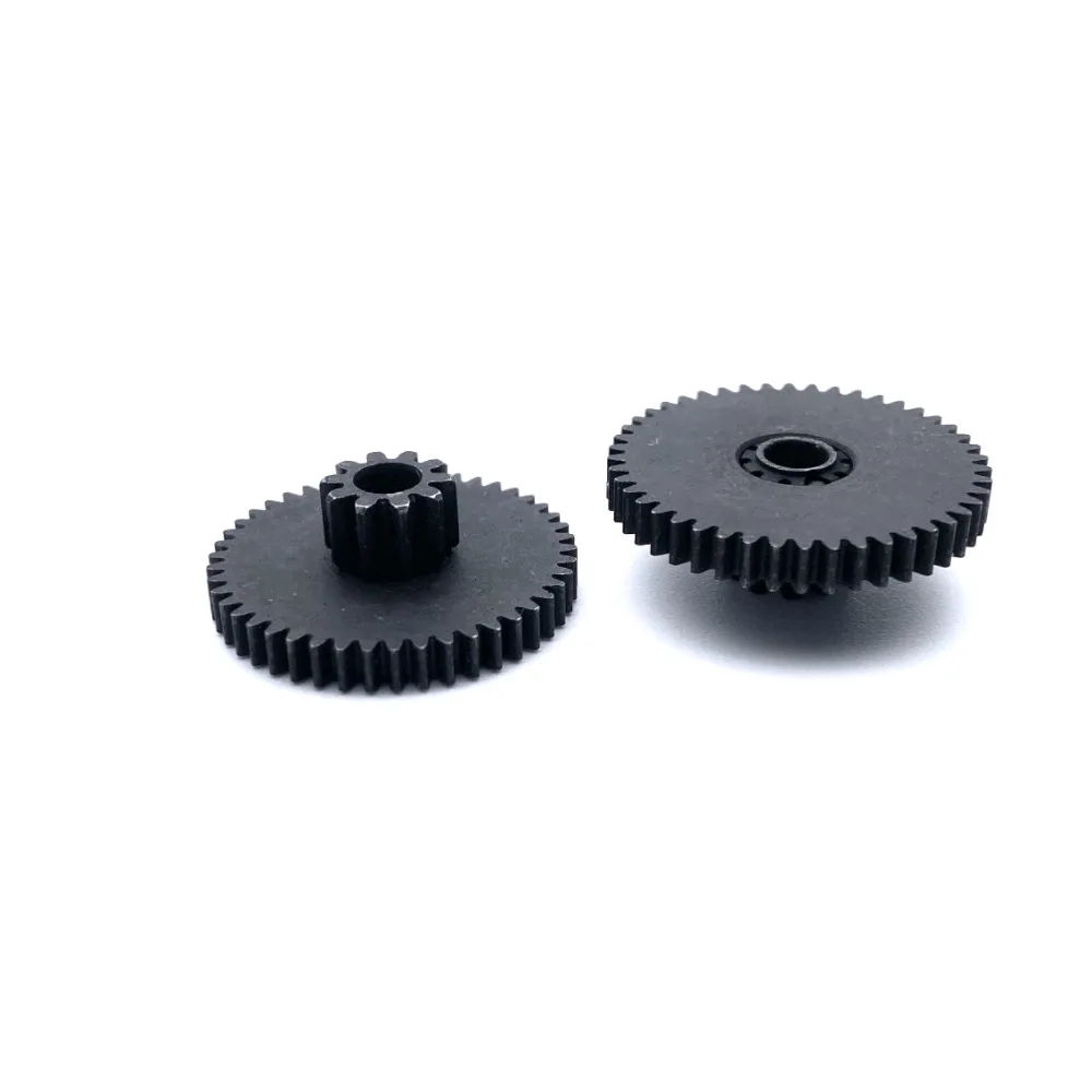 10T 46T 4mm reducción de engranaje de Metal doble accesorios de bricolaje