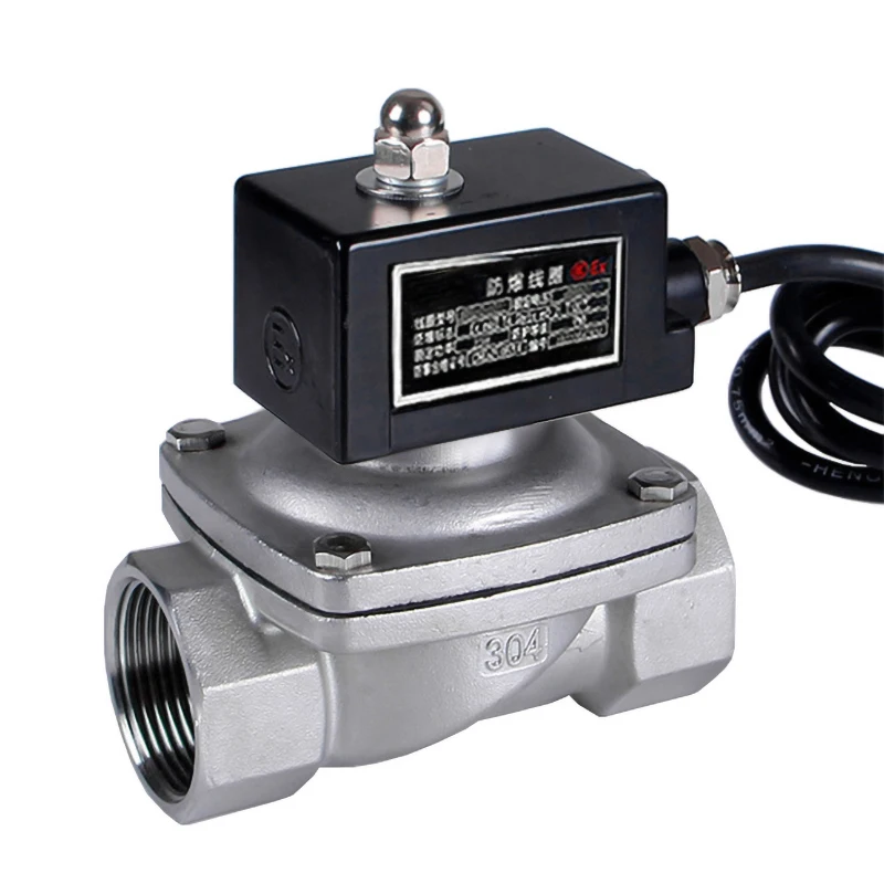 

1-1/4" Normally Closed Explosion Solenoid Valve DN32 304 Stainless Steel Solenoid Valves For Gas