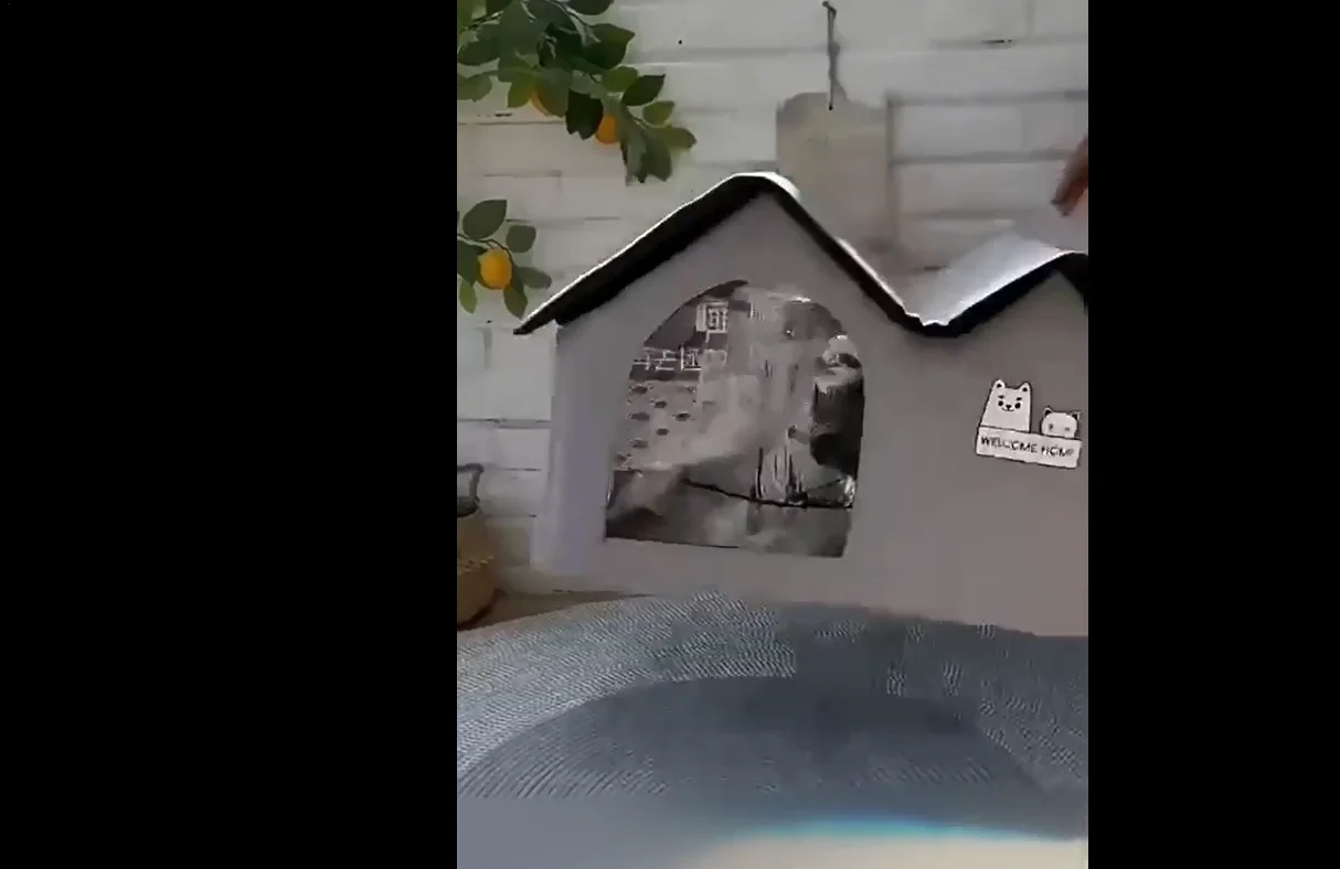 

Ледяной домик для кошек и собак, кондиционер, BED, летний охлаждающий инструмент, гнездо для собак, кошек, ледяной домик для домашних животных с 10 пакетами льда, охлаждение