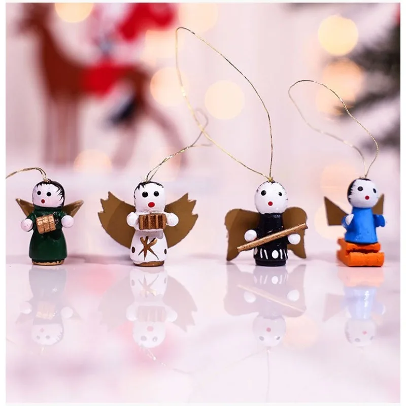 Weihnachtsgeschenk Kleiner Anhänger Weihnachten Abend Party Dekoration Kinder Geschenkbox Weihnachtsbaum Verholzung Zugbehänge