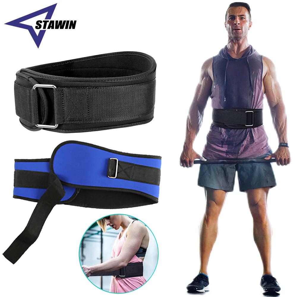 Cinturón de levantamiento de pesas para hombre y mujer, soporte de espalda para entrenamiento, gimnasio, sentadillas, muñequera Powerlifting, 1