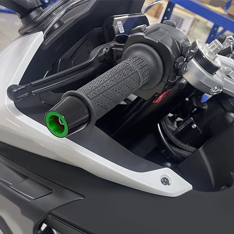 ل Z650 Z650RS Z750 Z750R Z750S دراجة نارية مقود نهاية مكافحة سيلدر المقود قبضة غطاء 7/8 "22 مللي متر مقود z650 z650rs