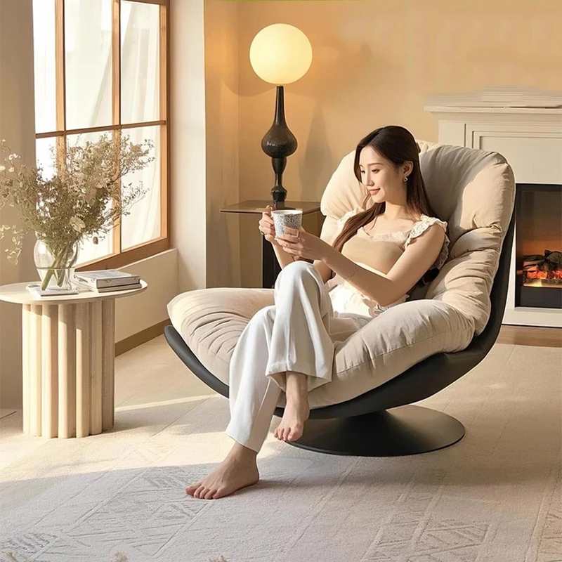 

Recliner Sofa Living Room Chairs Reading Lazy Individual Comfortable Chairs Designer Balcony Fauteuil Salon Terrace Furniture