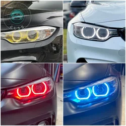 New CSL Yellow DRL Boards FOR 2014-2017 BMW M3 M4 430i 440i 428i 435i Xenon Headlight Daytime Running Lights  63117263051