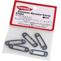 5pcs 6591/97024 가스켓 머플러 Kyosho FW06 1/10 RC 자동차 업그레이드 부품 예비 액세서리 용 비 석면