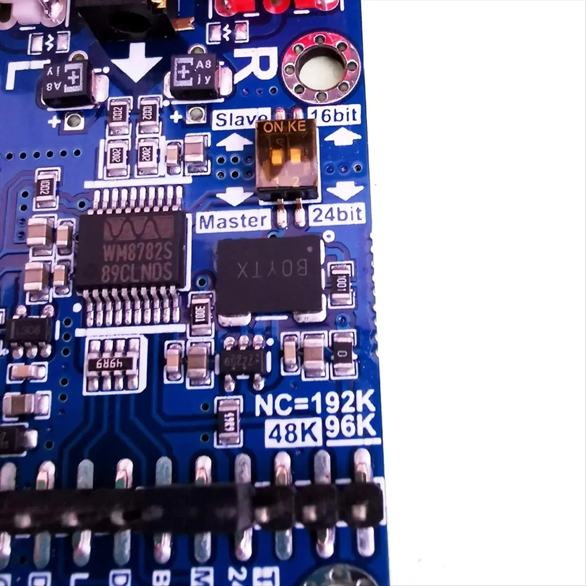 [ABDH] I2S ADC Audio I2S Acquisition Card Module Master/Slave Mode 24Bit 192K 96K 48K Multi-Functional Development Board