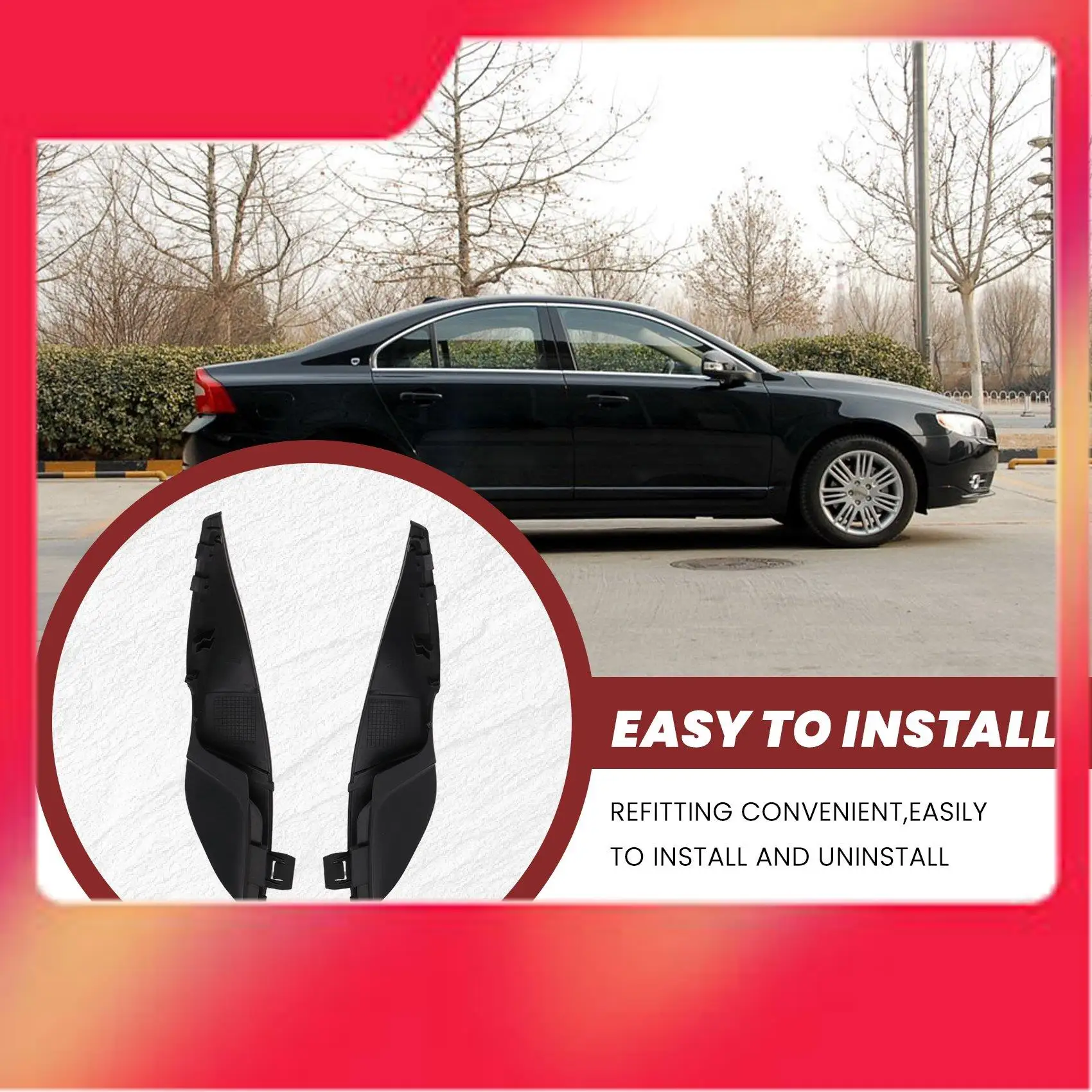 31218596 31218597 Front Cowl Panel Cover Windscreen Drainage Cover For Volvo S80 (2007) V70 (2008) S80L-M54K