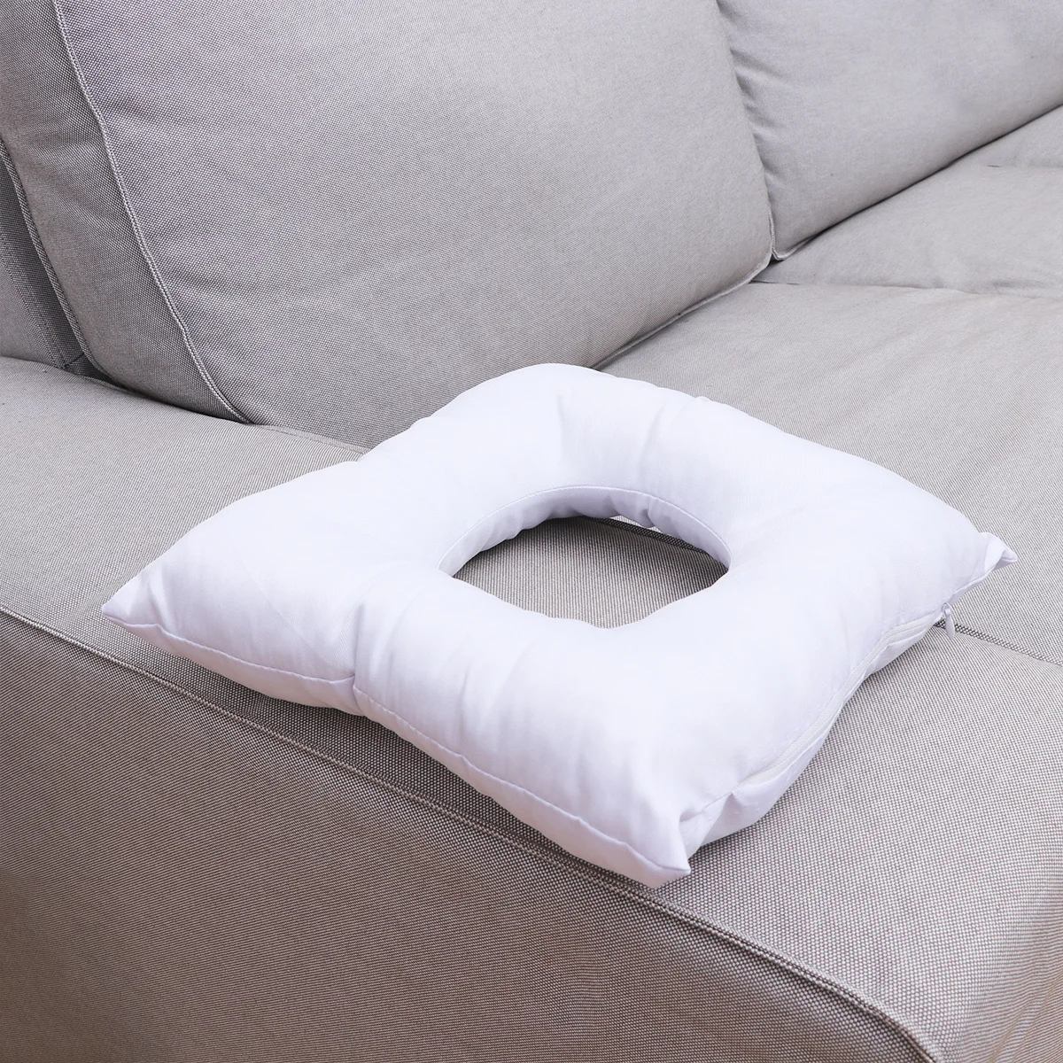 

White Square Cotton For Spa Massage Cushion Beauty Bed Breathing Hole Anti-Dust Mite Face Support Pillow For Beauty Salon Face