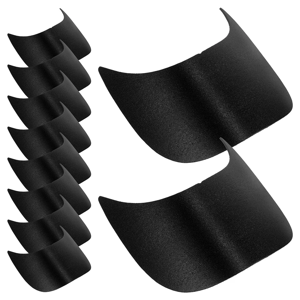 

30pcs Baseball Cap Visor Liner 18x8 5cm PE Material Black Replacement Brim Support Hat Shaper Accessories Storage