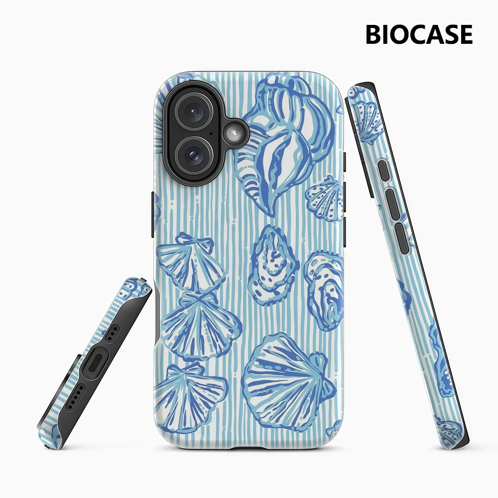 Coastal Shell Charm IPhone 17 Must-Haves Handyhülle für IPhone 17 16 15 14 13 12 Pro Max Plus Doppelschichtige Rückseite
