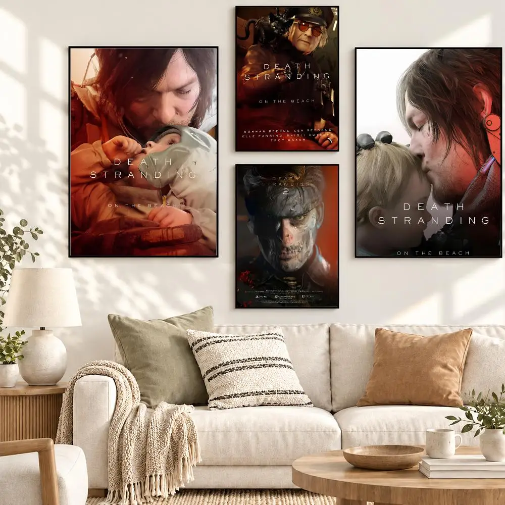 Death Stranding Sci Fi Adventure Game Cinematic Style Poster Decorative art prints for the home, holiday gifts, unframed