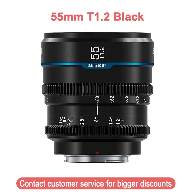Sirui Night Walker 24mm / 35mm / 55mm T1.2 16mm 75mm S35 Cine Lens