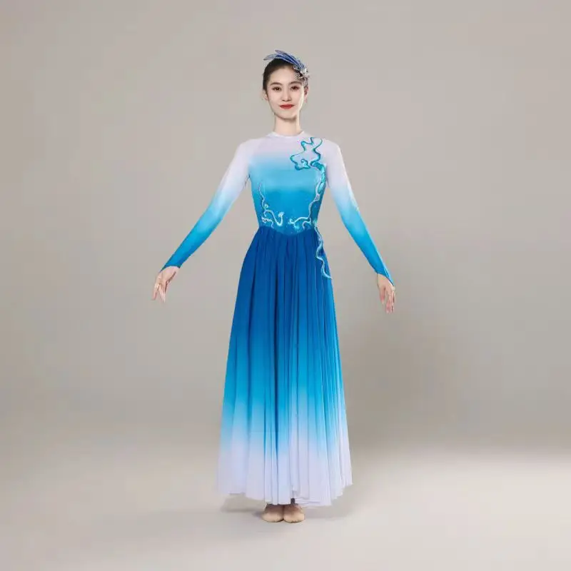 زي الأداء، الرقص الحديث، ملابس الرقص النهري تشبه الحياة، أداء مرافقة الرقص، فستان للرقص