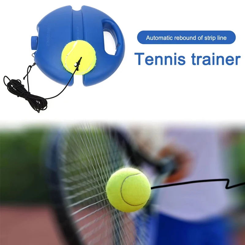 

Tennis Trainer Rebound Ball Set, Solo Practice Reaction Kit/Ball, Portable Self Training Tool/Device