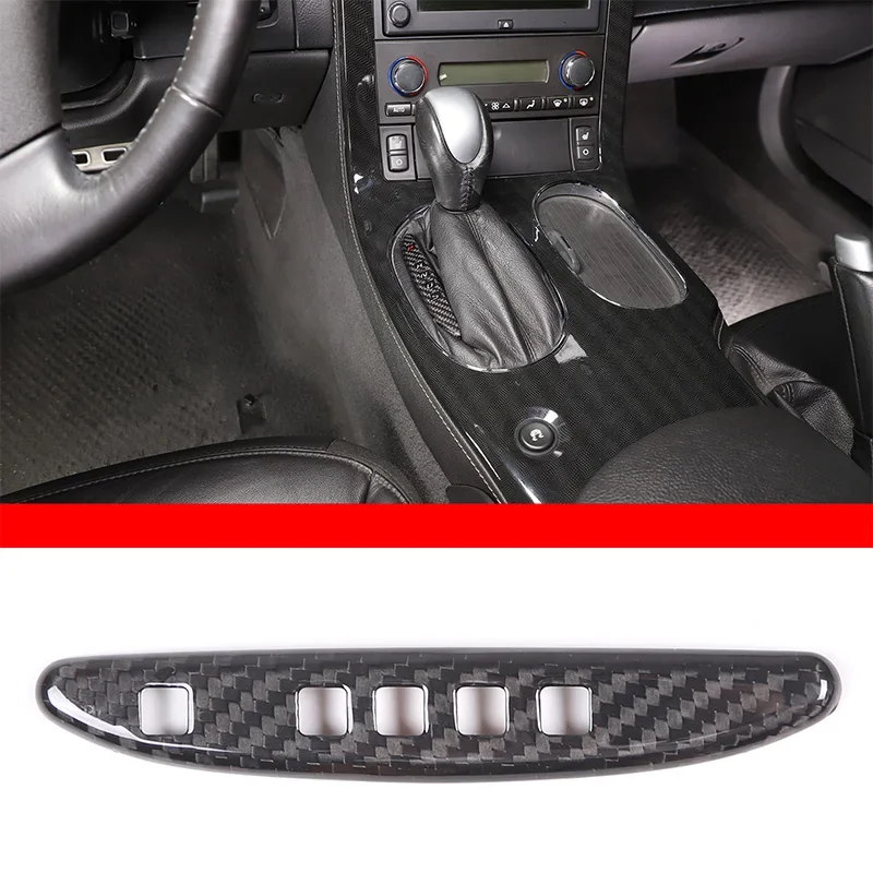 

Real Carbon Fiber Car Gear Panel Decorative Frame Cover for Chevrolet Corvette C6 2005-2013 Interior Modification Accessory LHD