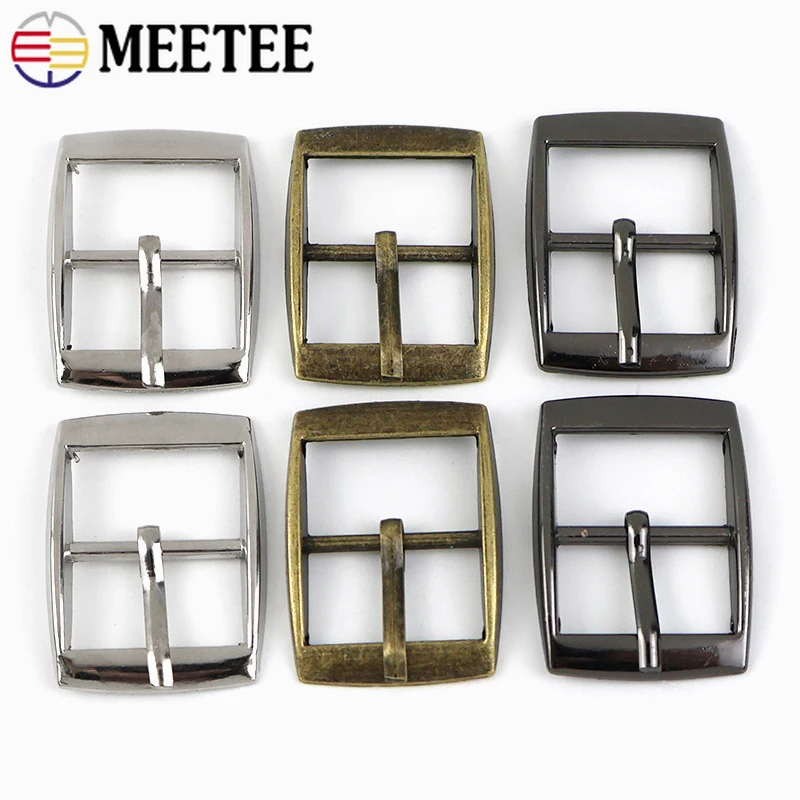 20Pcs 15/20/25/30mm Metal Roller Pin Buckles Bag Strap Leather Belt Buckle Webbing Adjust Hook DIY Replace Hardware Accessories