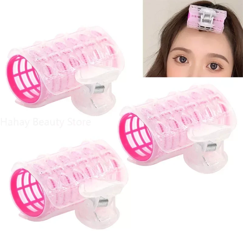 3Pcs Hair Rollers Bang Volume Curlers Plastic Self-Adhesive Air Bangs Curls Roll Modeler Women Beauty Styling Curling Hair Tools